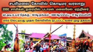 சபரிமலை கோவில் கொடிமரம் வரலாறு | Sabarimala Ayyappan Temple Kodimaram History in Tamil | Ukran Velan