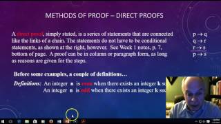 Section 1.7 Introduction to Proofs