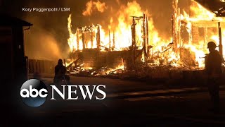 Body camera footage shows dangerous escape from deadly Colorado fire l WNT