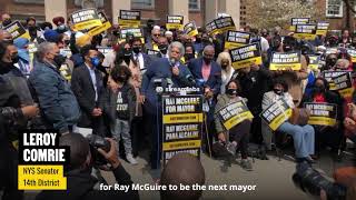 Congressman Greg Meeks, Sen. Leroy Comrie, and 60+ Queens Leaders Endorse Ray McGuire