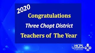 HCPS Teachers of The Year -  Three Chopt District