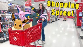 Surprised Her with a EEVEE ONLY Pokemon Shopping Spree!