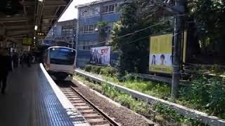 四ッ谷駅昼ホームの様子 Afternoon Yotsuya Station Platform View 150331