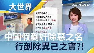 中國主席習近平下令展開「掃黑行動」而目的不是除暴安良? 而是剷除中共政敵｜主播 廖婕妤｜ 【大世界新聞】20190411｜三立iNEWS