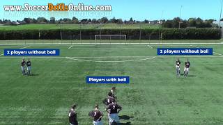 Louis van Gaal Triangle Passing Drill | Soccer Drills Online