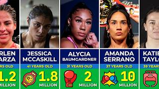 The Richest Female Boxers Ever… #1 Will Shock You
