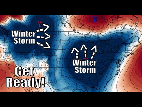 Two Back To Back LARGE Winter Storms Will Bring Heavy Snow, Wicked ...