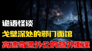 【詭語怪談】高速奇遇外公的意外重逢丨戈壁深处的邪门面馆丨🌟 睡前低恐故事，不寒而栗的灵异探险👻