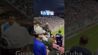 Guatemala vs  Cuba copa Oro ￼