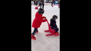 GLOBALink | How a 5-year-old learns skating