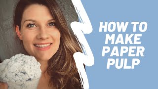 How to Make Paper Pulp for Papercrete Planters ♻️Recycle Shredded Paper for DIY Concrete Projects