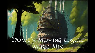 Howls Moving Castle theme music mix - 30 minutes of Ghibli music