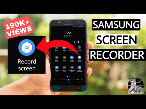Grabador de pantalla Samsung Grabador de pantalla Samsung con audio interno Bivu's World