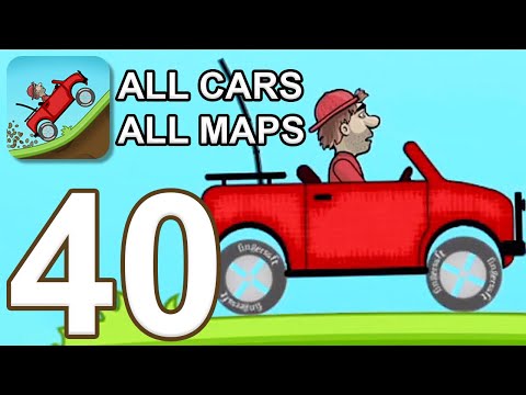 Hill Climb Racing – Tutorial del juego, parte 40 – Todos los autos/mapas (iOS, Android)