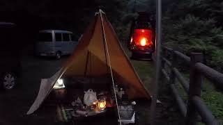 群馬県の山奥龍神の滝がある野栗キャンプ場に行って来ました。