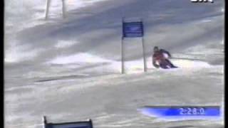 telesciando.it  MONDIALI SESTRIERE 1997 SLALOM GIGANTE DONNE DEBORAH COMPAGNONI