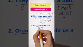 English Grammar - Direct and Indirect Object #english