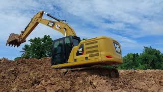 CATERPILLAR 320 GC จัดว่าใหญ่ งานทอยดิน ชมไป บ่นไป excavator EP.8503