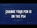 How to change your PSN / Online ID / Gamer Tag / Username on the PS4