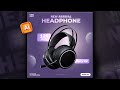 Illustrator CC Tutorial | Modern Headphone Advertising Poster Design⚡