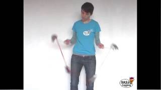 Bravo Juggling presents: 30 tricks with 2 BravoSticks (devilstick / ördögbot)