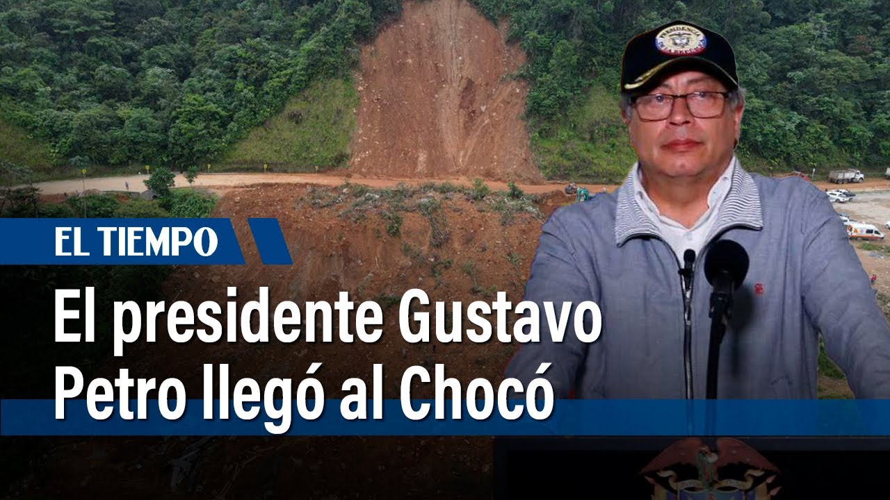 El Presidente Gustavo Petro Llegó Lugar De La Tragedia En El ...