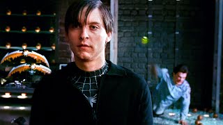 El malvado Peter Parker vs. Harry Osborn | El hombre araña 3 | Clip en Español