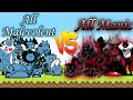 The Battle Cats - All Malevolent Cats VS All Manic Cats (Black & Lil Cats)