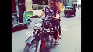 City Girls ride royal enfield bullet on delhi road By V K music company