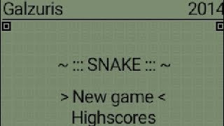 Java Game Snake - J2me Loader