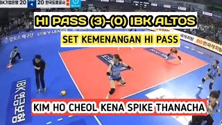 Hi pass vs Ibk altos  Cuplikan set 3 #volikorea