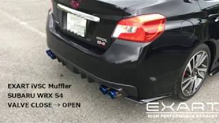 EXART iVSC Muffler - SUBARU WRX S4 VAG