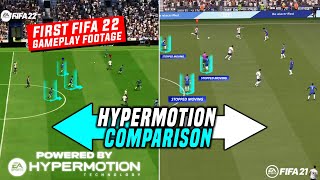 NEW FIFA 22 Gameplay Clip & HyperMotion Comparison!
