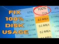 How to Fix 100% DISK Usage in Windows 10?