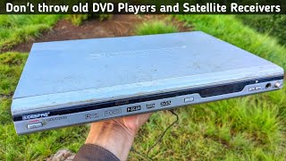 What can you make from old Satellite Receivers and DVD Players