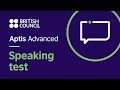 Aptis Advanced Speaking test - format and tips