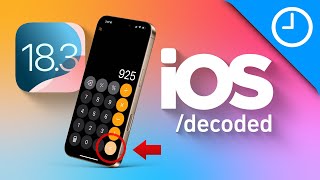 iOS Decoded - 18.3 Beta 2 changes and features