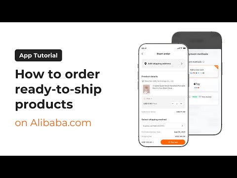 Cómo pedir productos listos para enviar usando la APLICACIÓN Alibaba.com