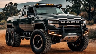 The new Mack 2025 pickup truck is unveiled: Power and Innovation!