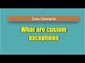 Java Exceptional Customization: Creating and Using Custom Exceptions