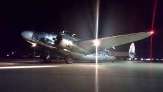 Lockheed Lodestar L18 Night Departure Love Field