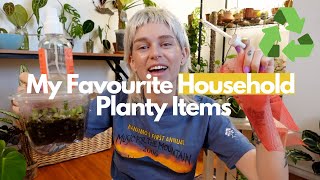 Household Items I've Repurposed For Plants ♻️  Let's Make Houseplants More Sustainable