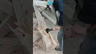 Wood tenon straight cutting process- Good tools and machinery can increase work efficiency