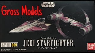 Bandai 1:144 Jedi Starfighter complete build