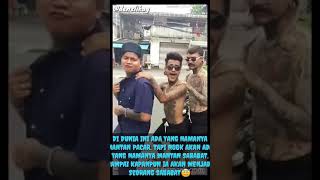 Badan penuh tatto tapi kelakuannya kocakkk😅