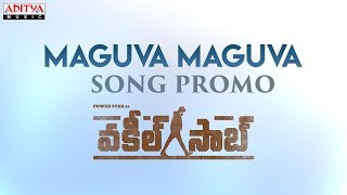 #VakeelSaab | Maguva Maguva Song Promo | Pawan Kalyan | Sid Sriram | Thaman S
