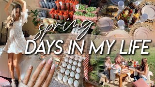 SPRING DAYS IN MY LIFE | spring clothing haul, farmer’s market, pinterest picnic date, grocery haul!