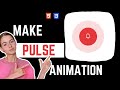 Create Pulse Animated Notification | HTML & CSS ONLY