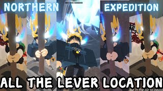 ALL THE LEVER LOCATION AT NORTHERN EXPEDITION FISCH