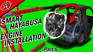 Smart Hayabusa, part 6: ENGINE INSTALLATION!!!!!!!!!!!!!!!!!!